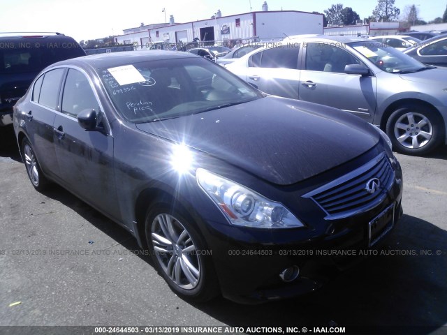 JN1CV6AR8CM679336 - 2012 INFINITI G37 BLACK photo 1