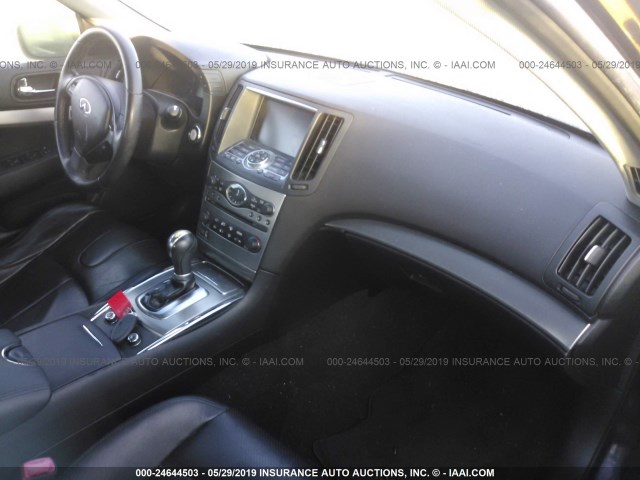 JN1CV6AR8CM679336 - 2012 INFINITI G37 BLACK photo 5