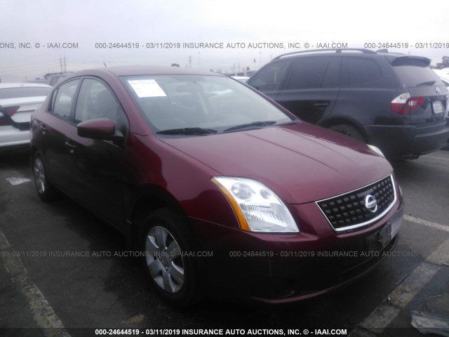 3N1AB61E68L637844 - 2008 NISSAN SENTRA 2.0/2.0S/2.0SL RED photo 1