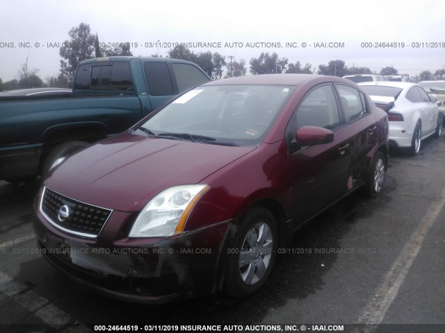 3N1AB61E68L637844 - 2008 NISSAN SENTRA 2.0/2.0S/2.0SL RED photo 2