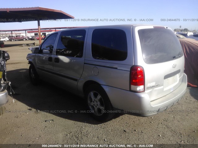 1GNDV23L26D244374 - 2006 CHEVROLET UPLANDER LS GRAY photo 3