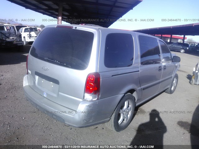 1GNDV23L26D244374 - 2006 CHEVROLET UPLANDER LS GRAY photo 4