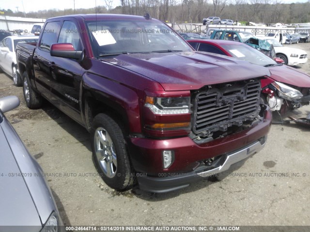 3GCUKREC3HG305387 - 2017 CHEVROLET SILVERADO K1500 LT BURGUNDY photo 1