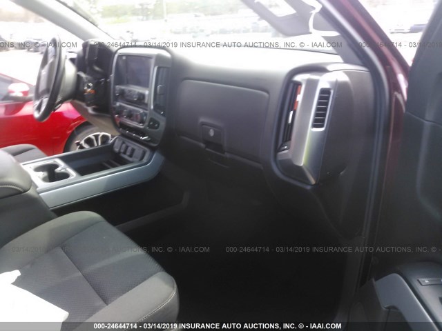 3GCUKREC3HG305387 - 2017 CHEVROLET SILVERADO K1500 LT BURGUNDY photo 5