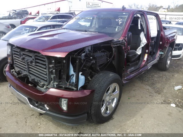 3GCUKREC3HG305387 - 2017 CHEVROLET SILVERADO K1500 LT BURGUNDY photo 6