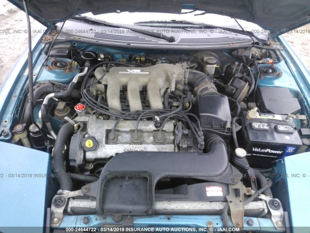 1ZVLT22B3R5182613 - 1994 FORD PROBE GT BLUE photo 10