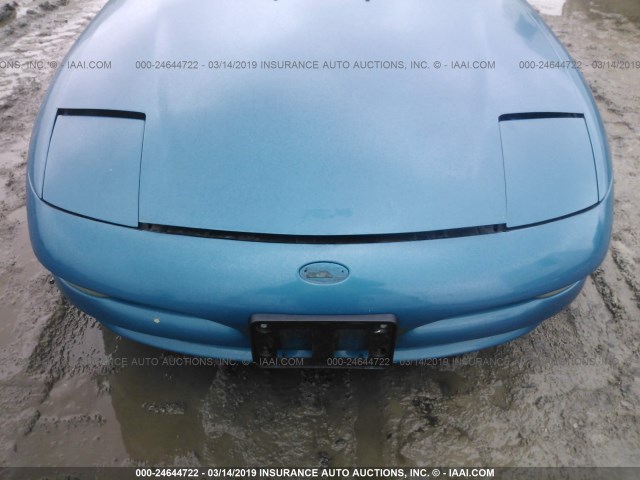 1ZVLT22B3R5182613 - 1994 FORD PROBE GT BLUE photo 6