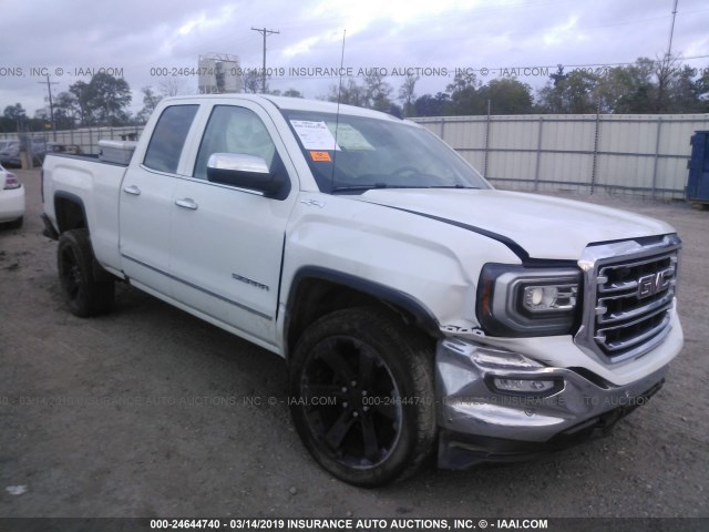 1GTV2NECXGZ421357 - 2016 GMC SIERRA K1500 SLT WHITE photo 1