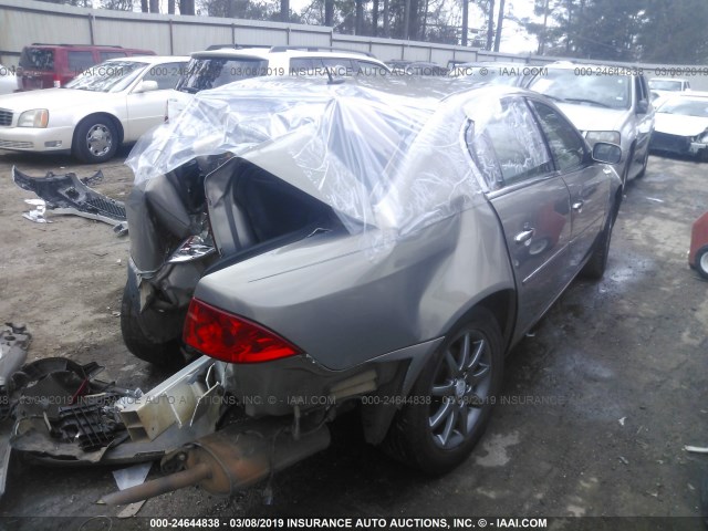 1G4HD57206U202037 - 2006 BUICK LUCERNE CXL BEIGE photo 4