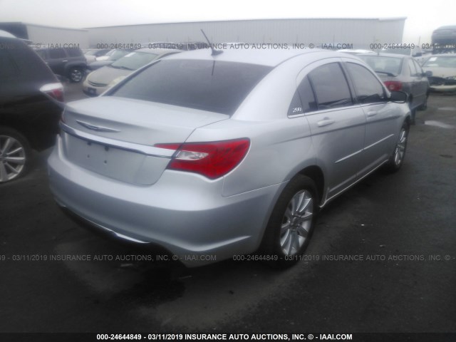 1C3BC4FB9BN563946 - 2011 CHRYSLER 200 LX SILVER photo 4