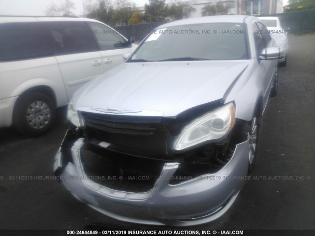 1C3BC4FB9BN563946 - 2011 CHRYSLER 200 LX SILVER photo 6