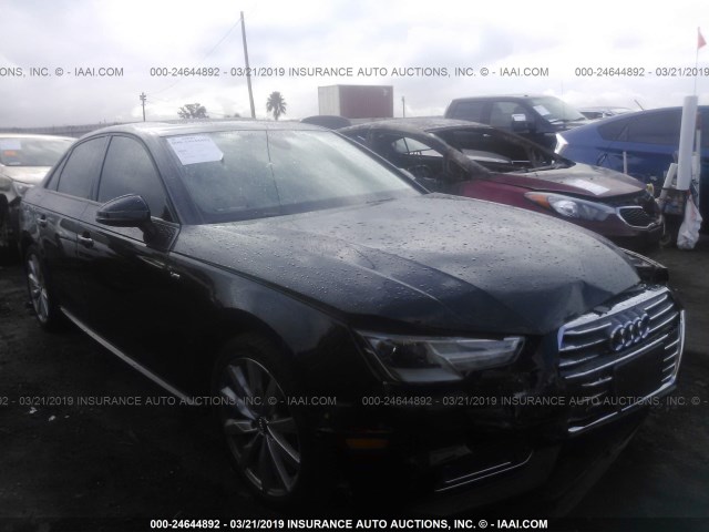 WAUKMAF41JA007979 - 2018 AUDI A4 ULTRA PREMIUM BLACK photo 1