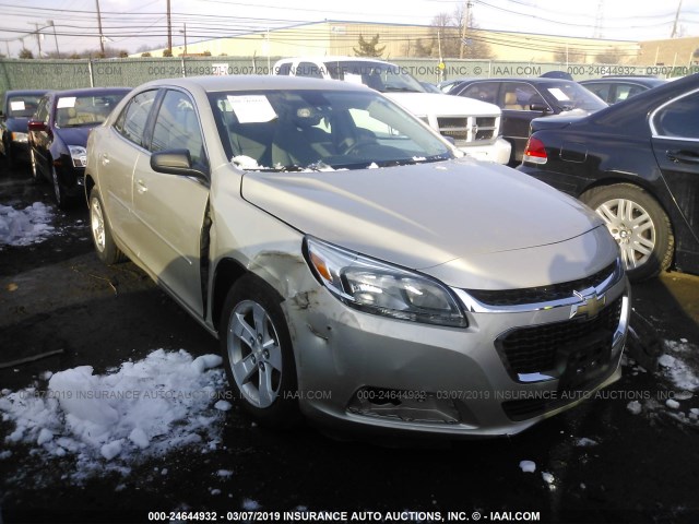 1G11B5SLXFF100205 - 2015 CHEVROLET MALIBU LS GOLD photo 1