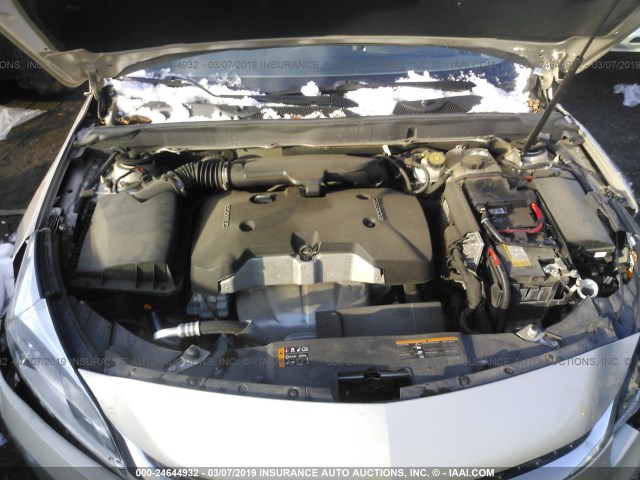 1G11B5SLXFF100205 - 2015 CHEVROLET MALIBU LS GOLD photo 10