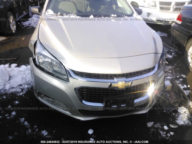 1G11B5SLXFF100205 - 2015 CHEVROLET MALIBU LS GOLD photo 6