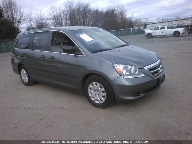 5FNRL38267B044053 - 2007 HONDA ODYSSEY LX GRAY photo 1