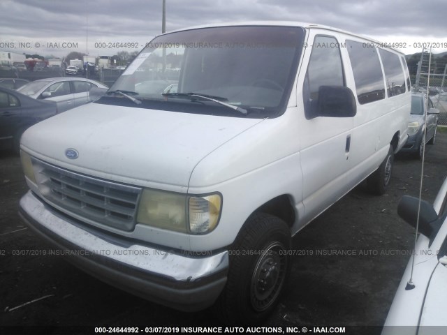 1FBJS31H1PHA24764 - 1993 FORD ECONOLINE E350 SUPER DUTY WHITE photo 2