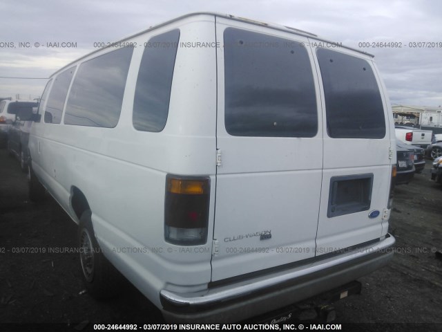 1FBJS31H1PHA24764 - 1993 FORD ECONOLINE E350 SUPER DUTY WHITE photo 3