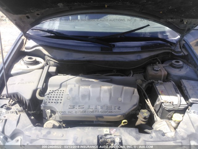 2A4GM68496R677795 - 2006 CHRYSLER PACIFICA TOURING GRAY photo 10