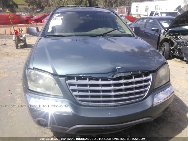 2A4GM68496R677795 - 2006 CHRYSLER PACIFICA TOURING GRAY photo 6