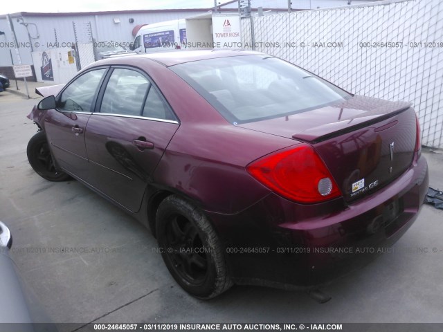 1G2ZG57B884125862 - 2008 PONTIAC G6 SE RED photo 3