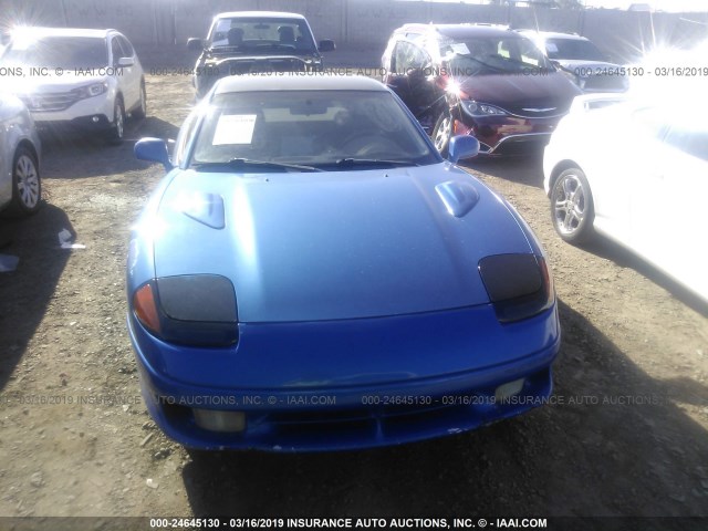 JB3XD64B0NY016405 - 1992 DODGE STEALTH R/T BLUE photo 6