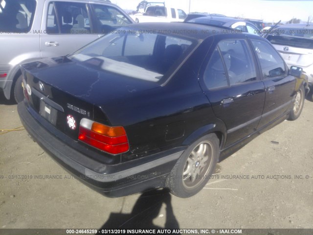 4USCD2327TLB31114 - 1996 BMW 328 I AUTOMATIC BLACK photo 4