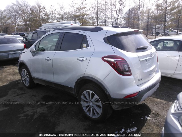 KL4CJESB1KB768111 - 2019 BUICK ENCORE PREFERRED GRAY photo 3