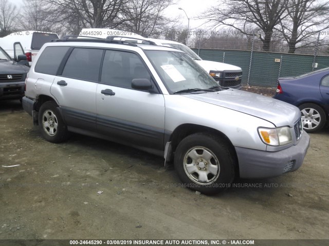 JF1SF63512H700251 - 2002 SUBARU FORESTER L SILVER photo 1