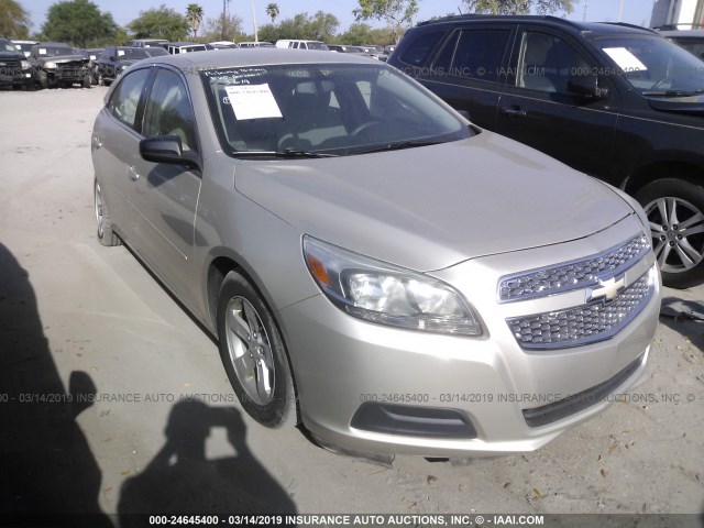 1G11B5SA4DF157267 - 2013 CHEVROLET MALIBU LS GRAY photo 1