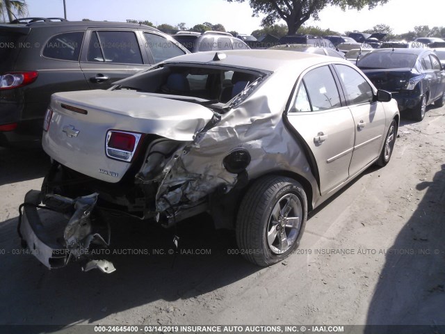 1G11B5SA4DF157267 - 2013 CHEVROLET MALIBU LS GRAY photo 4