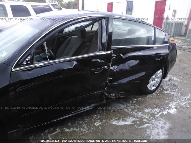 1N4AL21E79N465608 - 2009 NISSAN ALTIMA 2.5/2.5S BLACK photo 6