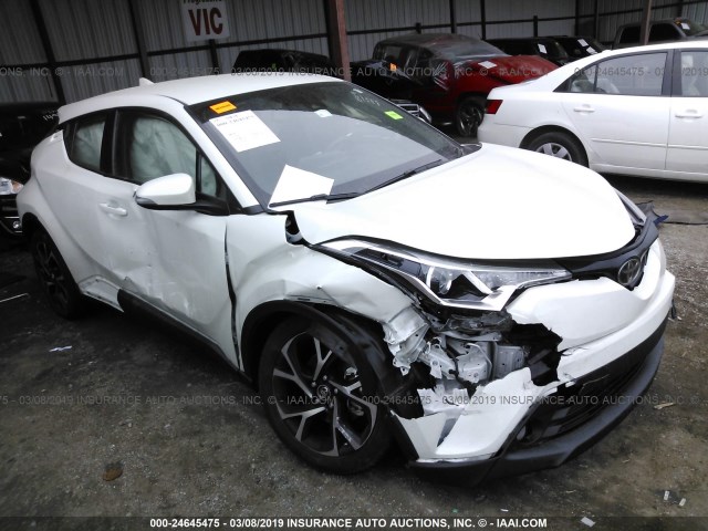 NMTKHMBX6JR041281 - 2018 TOYOTA C-HR XLE/XLE PREMIUM WHITE photo 1