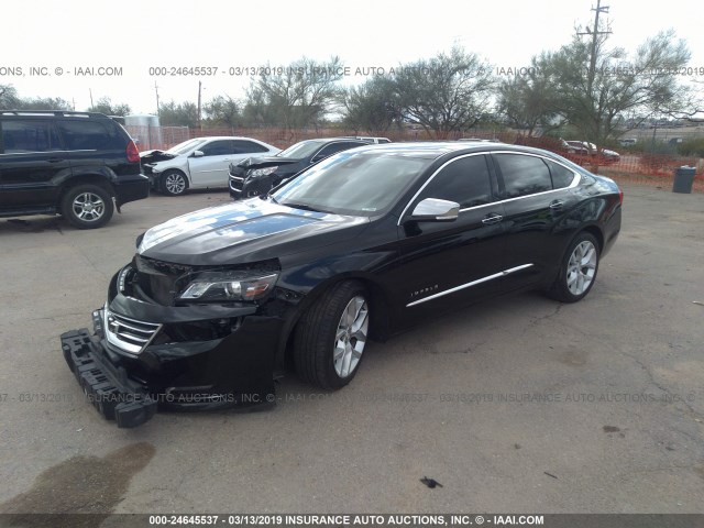 2G1145S32G9147703 - 2016 CHEVROLET IMPALA LTZ BLACK photo 2