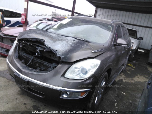 5GAER23D19J215630 - 2009 BUICK ENCLAVE CXL BROWN photo 2