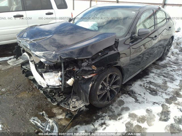 SHHFK7H42JU231861 - 2018 HONDA CIVIC SPORT Negro foto 2