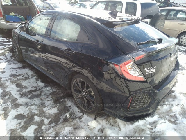 SHHFK7H42JU231861 - 2018 HONDA CIVIC SPORT Negro foto 3