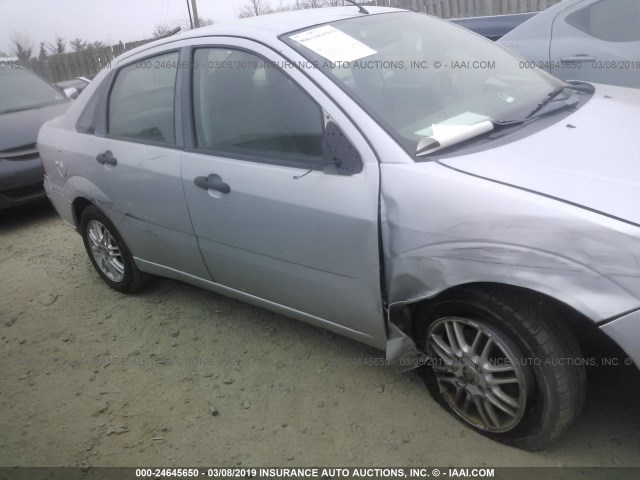 1FAHP34N87W198085 - 2007 FORD FOCUS ZX4/S/SE/SES SILVER photo 6