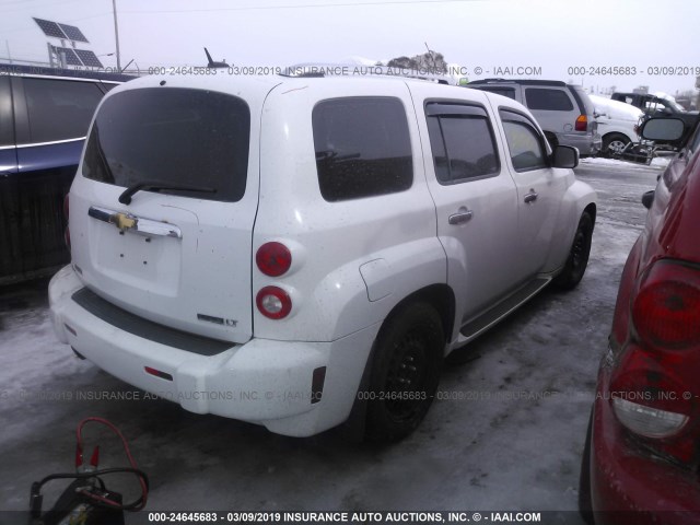 3GNBACFU8BS657133 - 2011 CHEVROLET HHR LT WHITE photo 4