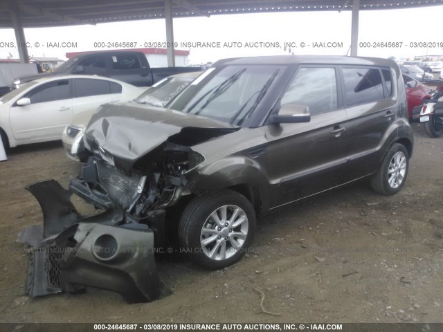 KNDJT2A67C7412499 - 2012 KIA SOUL +/!/SPORT BROWN photo 2