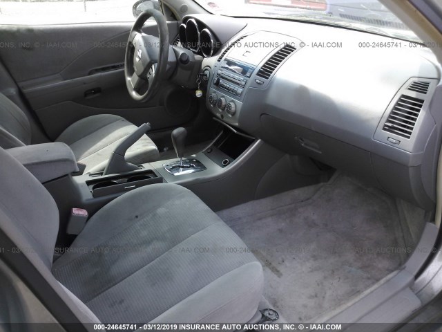 1N4AL11D35N910356 - 2005 NISSAN ALTIMA S/SL GRAY photo 5