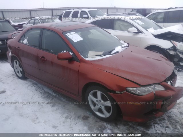 1YVHP80D145N22963 - 2004 MAZDA 6 S ORANGE photo 1