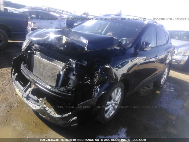 KM8JU3AC0BU203514 - 2011 HYUNDAI TUCSON GLS/LIMITED 黑色 照片 2