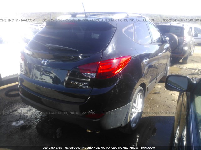 KM8JU3AC0BU203514 - 2011 HYUNDAI TUCSON GLS/LIMITED 黑色 照片 4