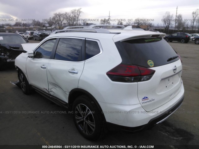 5N1AT2MV5JC840056 - 2018 NISSAN ROGUE SV/SL WHITE photo 3