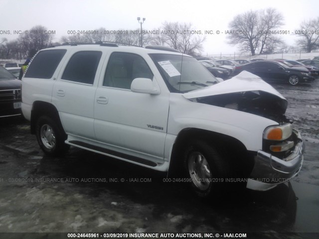 1GKEK13T91J210818 - 2001 GMC YUKON WHITE photo 1