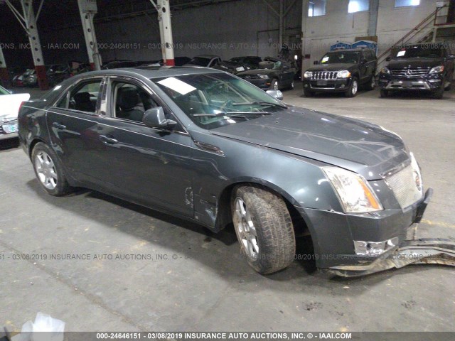 1G6DR57V980198811 - 2008 CADILLAC CTS HI FEATURE V6 GRAY photo 1