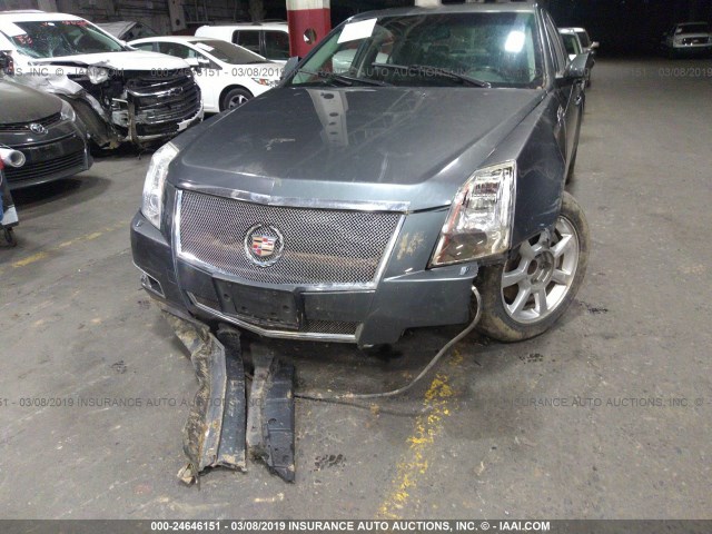 1G6DR57V980198811 - 2008 CADILLAC CTS HI FEATURE V6 GRAY photo 6