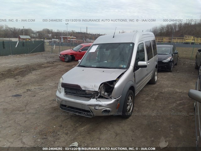 NM0KS9CN5BT058974 - 2011 FORD TRANSIT CONNECT XLT PREMIUM SILVER photo 2