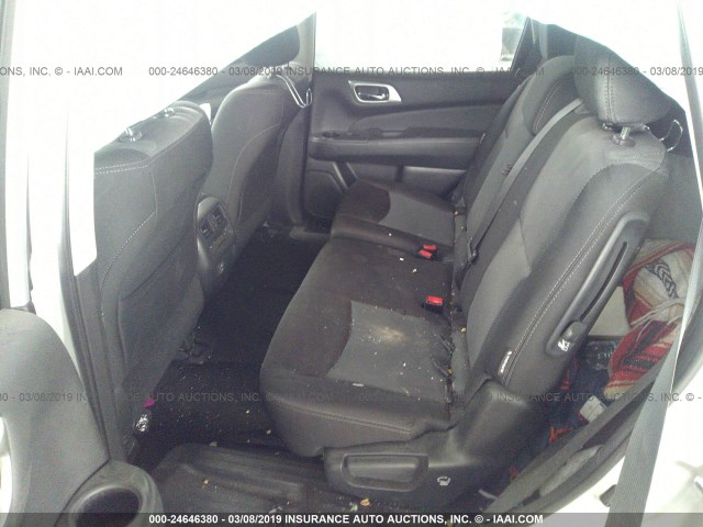 5N1DR2MN4JC657890 - 2018 NISSAN PATHFINDER S/SV/SL/PLATINUM SILVER photo 8